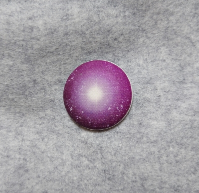 アルクトゥルス　ー光のバッジー 赤紫グラデ（B-3）
